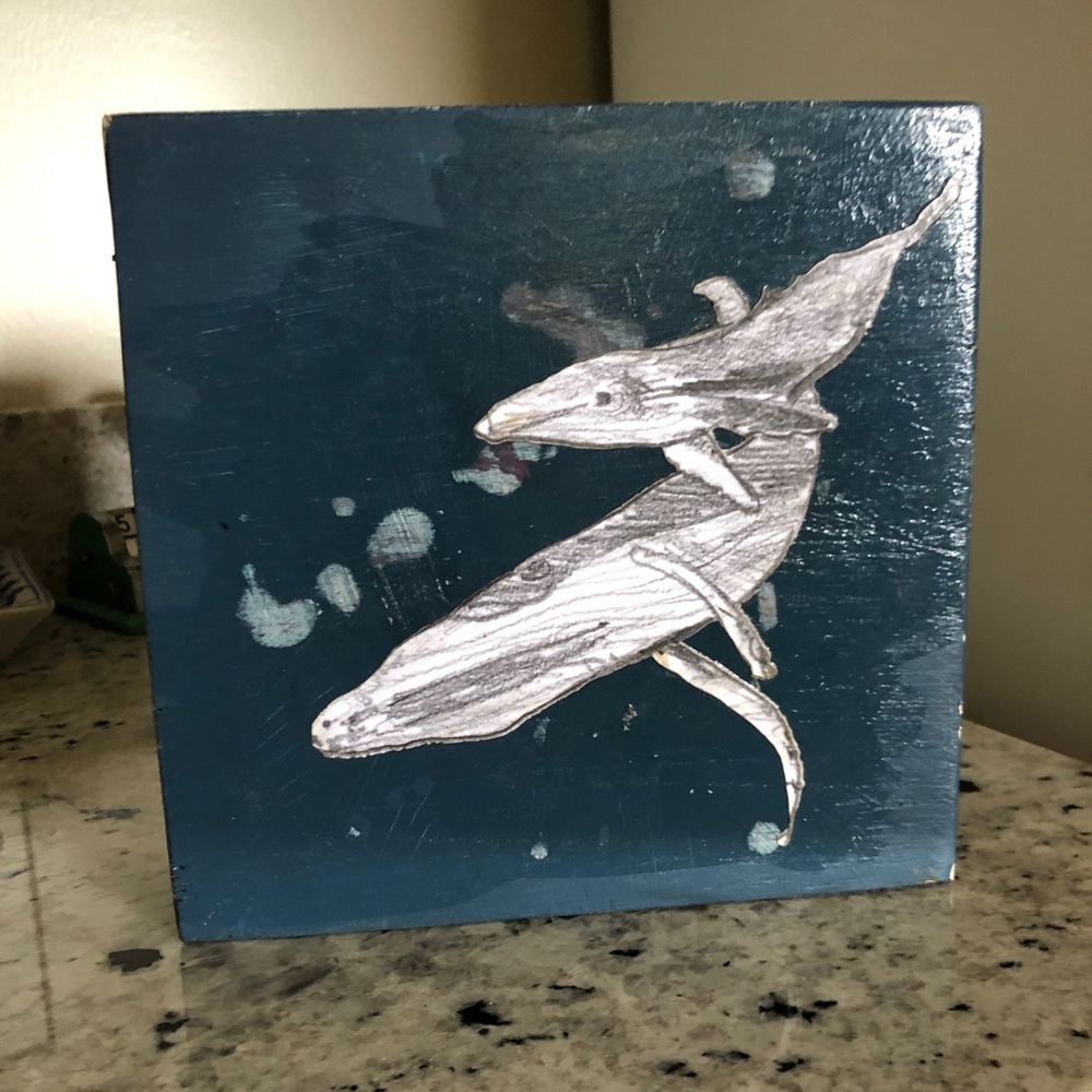 Blue Whale Art Block